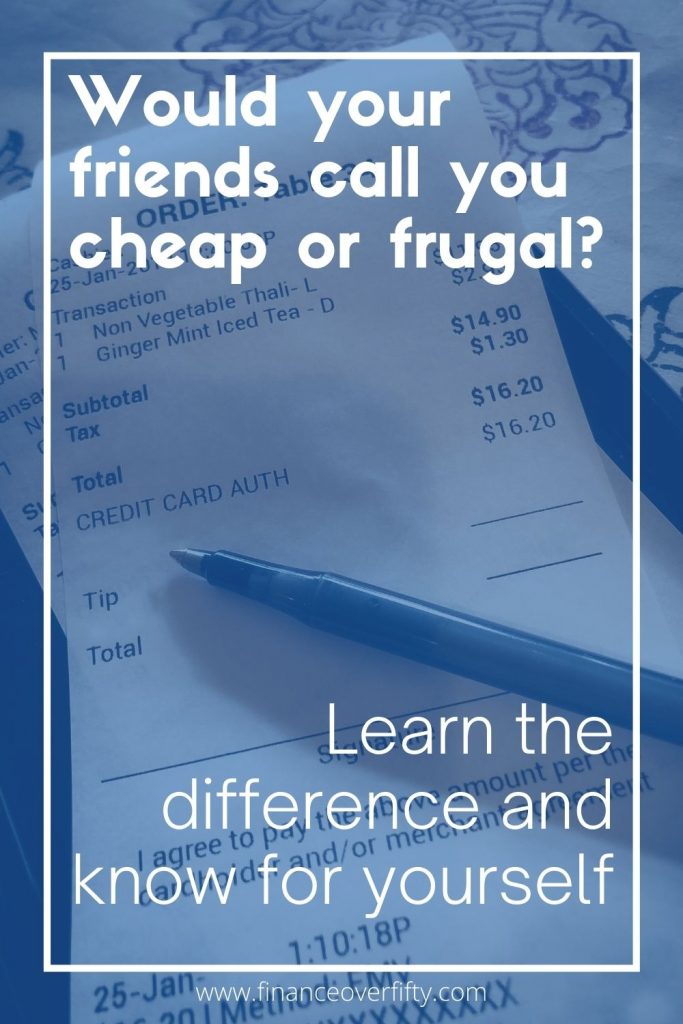 Frugal vs Cheap pin