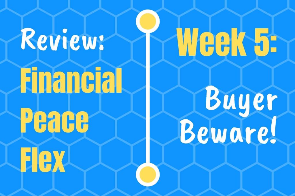 Financial peace university week 5 review